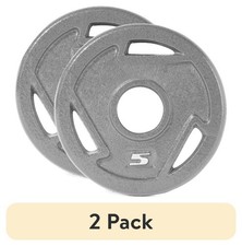 (2 pack) 5lb 2 inch Olympic
