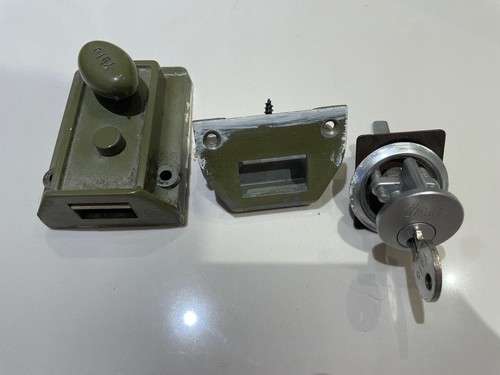 Vintage yale door deadbolt - vintage,