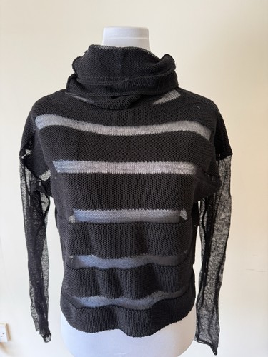 Sarah pacini black merino wool - sarah,