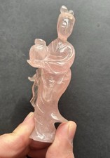 Rose Quartz Guanyin Statue
