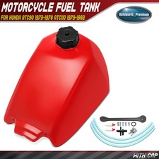 Red Fuel Tank with Cap for Honda ATC90 1973 1974 1975 1976-1978 ATC110 1979-1982