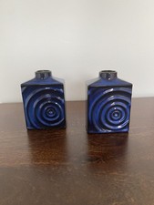2 x Steuler cyclone pottery vase Zalloni WGP pottery vintage 70s retro design