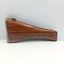 Vintage L1A1 SLR Rifle Stock Cribbage Scoreboard Trench Art