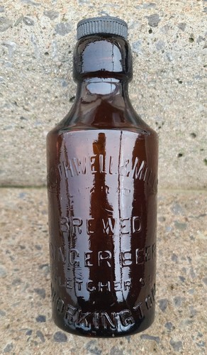 Workington ginger beer bottle - workington,