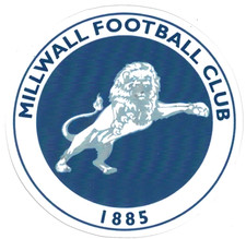 A MILLWALL (1885) FOOTBALL CLUB Self-Adhesive Vinyl Decal - Size: 106mm