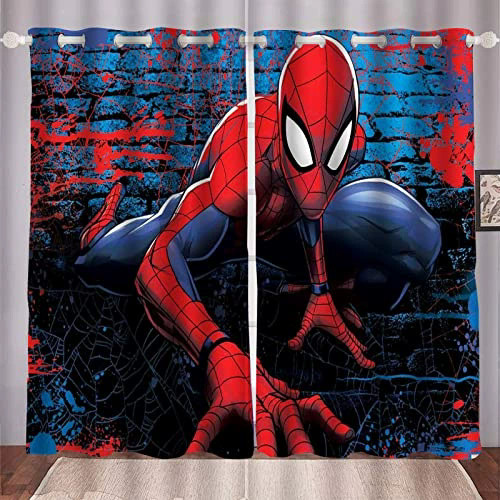 Marvel spiderman curtains - marvel,