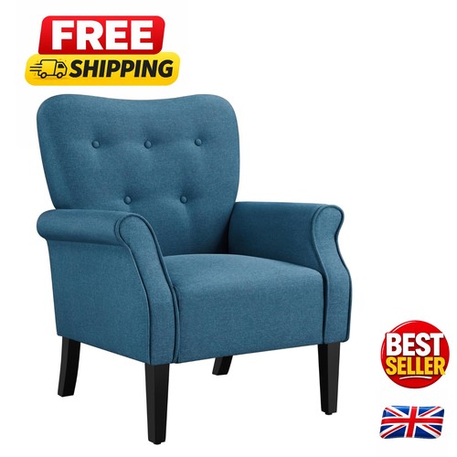 Luxurious navy blue tub chair - navy,
