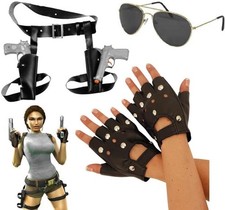 Lara Croft Tomb Raider Fancy Dress Accessories Adventurer Temple Runner Costume