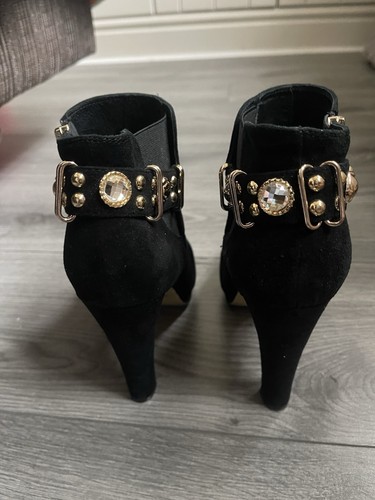 Lovely black suede moda - moda, in