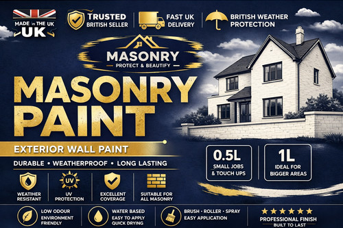 Premium exterior masonry - masonry, paint