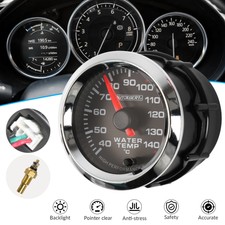 Water Temp Temperature Gauge Meter 2" 52mm 7 Colors LED W/ Sensor Universal 