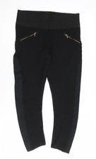 Zara Basic Women's Black Ankle Leggings L