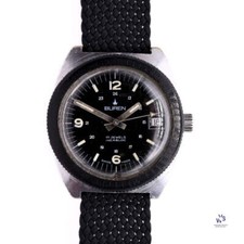 Mens Buren Vintage Divers' Watch Calender Calibre ST96 c.1960s