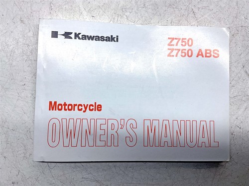 Kawasaki z750 owners manual - kawasaki,