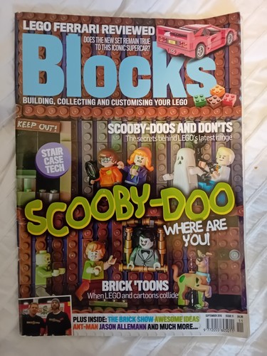 Lego blocks magazine issue - blocks,