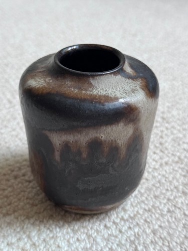 Dark brown studio - brown, vase