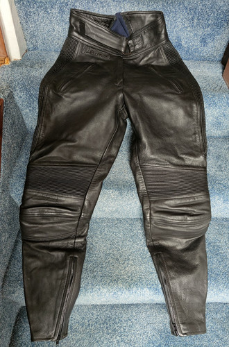 Belstaff black leather womens