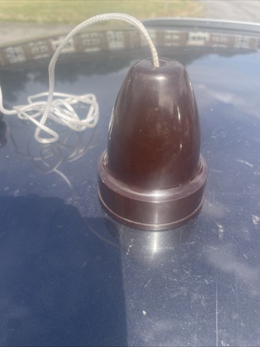 Vintage bakelite pull cord - pull,