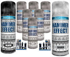 400ML Metal Iron Hammer Effect Interior & Exterior Aerosol Spray Stain Paint DIY