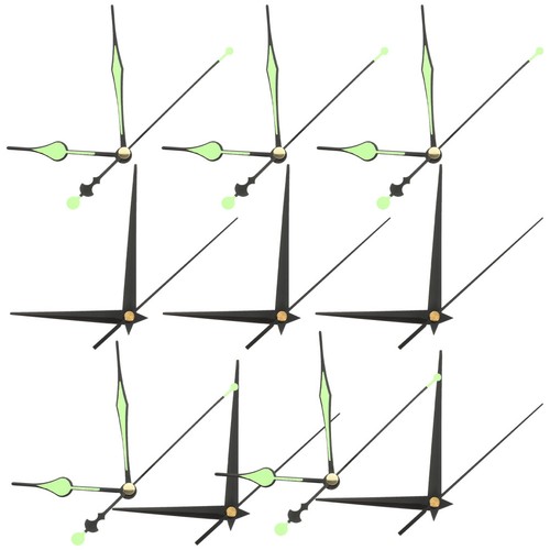 Sets backwards clock wall - backwards,