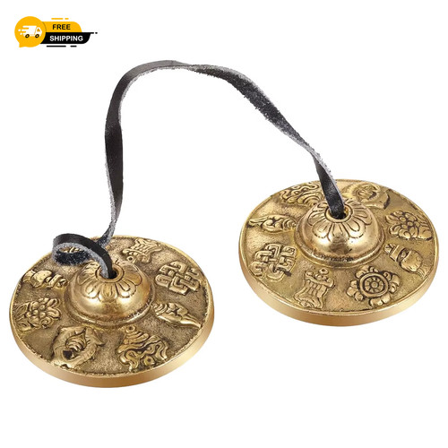 Tibetan buddhist tingsha bells - tibetan,