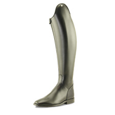 PETRIE BERGAMO  Dressage BOOTS! Front zipper - plain, patent rand, croc cuff!