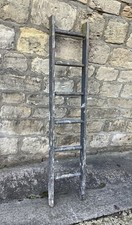 VINTAGE WOODEN LEANING LADDER