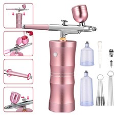 34psi Airbrush Kit Rechargeable With Nozzle For Painting Cake Decoration Makeup