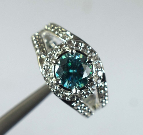 Blue diamond solitaire - solitaire, 2.58