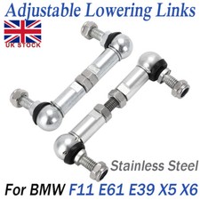 Adjustable Lowering Links For BMW F11 E61 E39 X5 X6 Rear or Full Air Suspension