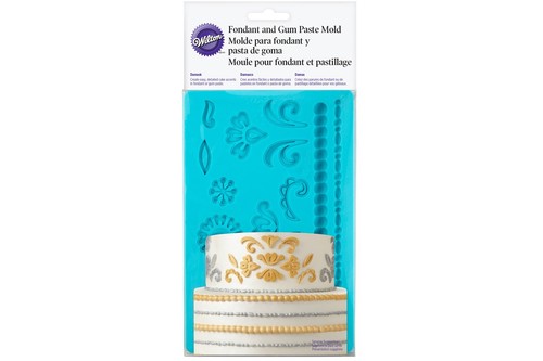 Wilton mould damask - mould, fondant
