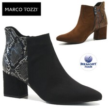 LADIES BOOTS MID BLOCK HEEL