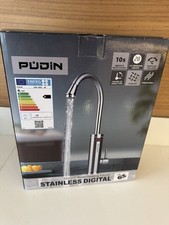 Pudin,220V Electric Instant Heater Supply Hot and Cold Water Tap LED DIGITAL Tap