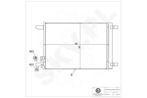 Condenser fits audi a1 - fits,