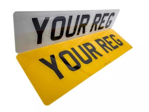 Number plates oversize - number,