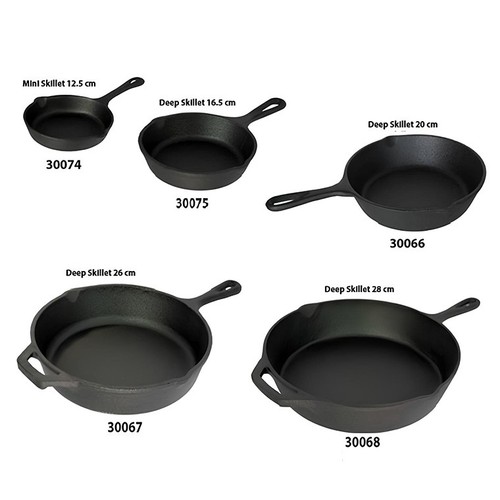 Pre seasoned cast iron - iron, frying