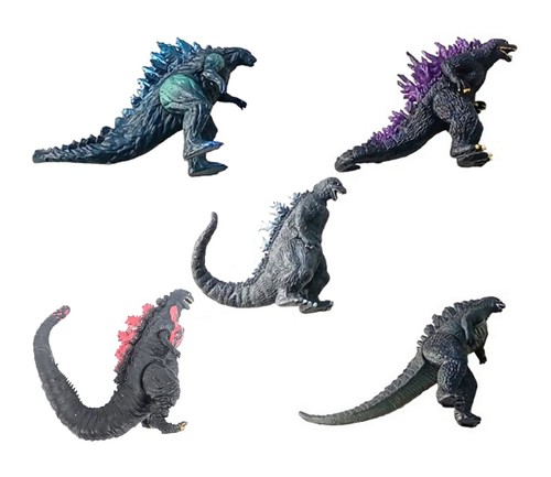 Godzilla action figures 3 - figures, 3"