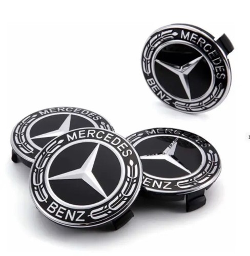 Mercedes black alloy wheel - black,