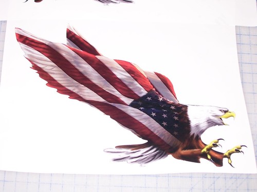 Pair american flag eagle 2 - eagle, #2