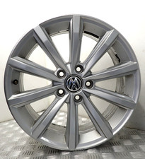 VOLKSWAGEN PASSAT 17'' SILVER ALLOY WHEEL 3G0601025D (Y-472)