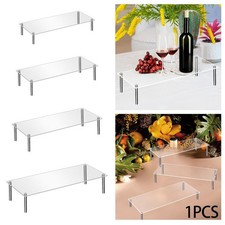 Acrylic Display Shelf, Dessert Bakery Stand Rack, Clear Showcase Stand for Toys