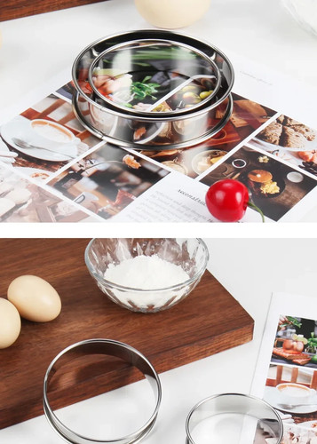 6pcs non stick stainless steel - non,