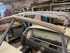 Jaguar XK120 XK140 Roadster  TOP FRONT WOODEN BOWS PAIR
