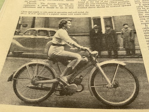 Nsu quickly moped motorcycle - nsu,