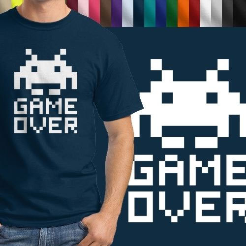 Space invader game over - space, retro