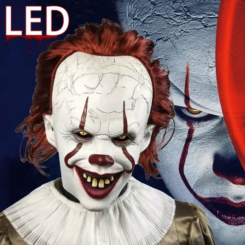 Adult pennywise clown mask - clown,