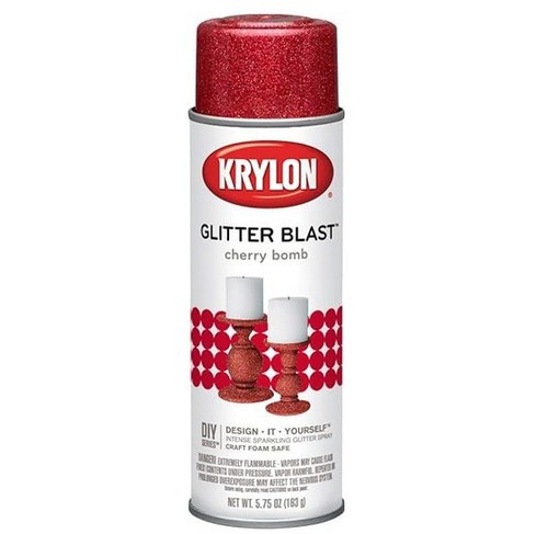 Krylon glitter blast cherry - krylon,