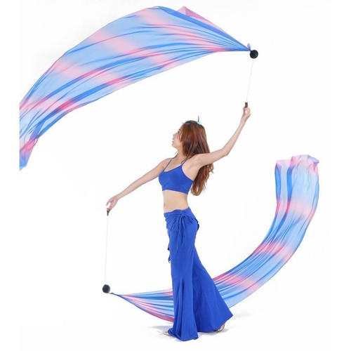Belly dance silk veil - belly,