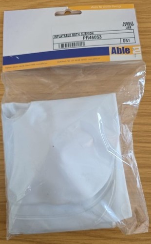 Inflatable bath cushion - bath, able