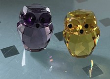Swarovski Crystal LOVLOTS IN LOVE VICTOR & VICTORIA OWLS 5136527 Mint Boxed